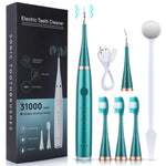 Load image into Gallery viewer, Nettoyeur des Dents Électrique 5-en-1 avec Fonction de Détartrage + 3 des Brosses électriques Cadeau 🎁