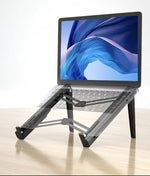 Load image into Gallery viewer, Support pour ordinateur portable avec hub USB intégré