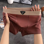 Load image into Gallery viewer, Nouveau Caleçon Boxer Homme en Soie Glacée , Respirant et Frais (3 PIÈCES )
