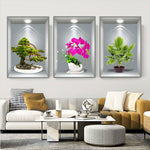 Load image into Gallery viewer, 🌹 🌹Pack de 3 Tableaux 3D de décoration murale 🌹 🌹
