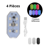 Load image into Gallery viewer, Lampe Magnétique LED Sans Fil – Éclairage Intérieur de Voiture Rechargeable USB (4 Pièces )
