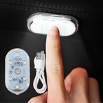 Load image into Gallery viewer, Lampe Magnétique LED Sans Fil – Éclairage Intérieur de Voiture Rechargeable USB (4 Pièces )
