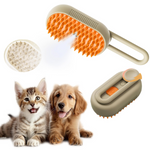 Load image into Gallery viewer, 🐾 Brosse à Vapeur Rechargeable 3 en 1 pour Chats et Chiens – Soin &amp; Bien-être du Pelage
