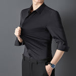 Load image into Gallery viewer, Chemise d’Affaire Élastique – Style Moderne &amp; Confort Absolu

