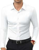 Load image into Gallery viewer, Chemise d’Affaire Élastique – Style Moderne &amp; Confort Absolu
