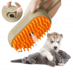 Load image into Gallery viewer, 🐾 Brosse à Vapeur Rechargeable 3 en 1 pour Chats et Chiens – Soin &amp; Bien-être du Pelage
