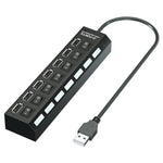Load image into Gallery viewer, Connecteur d'extension de hub USB à 7 ports
