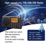 Load image into Gallery viewer, Radio portable numérique avec minuterie de sommeil
