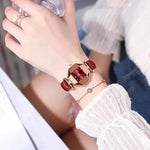 Load image into Gallery viewer, Montre en cuir de luxe pour femme YDE
